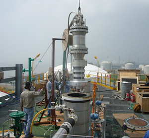 ammonia pump installation
